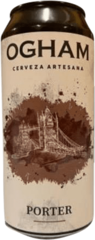 3,95 € | 啤酒 Ogham Porter Artesanal — 手工艺的 阿根廷 中号罐 50 cl