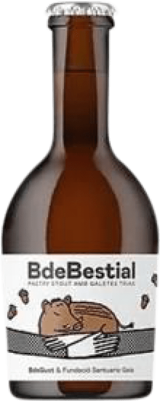Envio grátis | Cerveja Bdegust Bestial Espanha Garrafinha Terço 33 cl