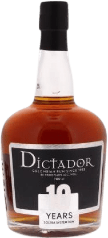 41,95 € | 朗姆酒 Dictador 哥伦比亚 10 岁 70 cl