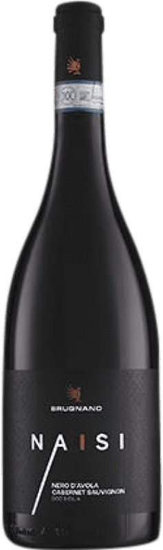 Бесплатная доставка | Красное вино Cantine Brugnano Naisi D.O.C. Sicilia Сицилия Италия Cabernet Sauvignon — Каберне Совиньон, Nero d'Avola 75 cl