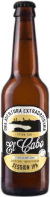 Бесплатная доставка | Пиво El Cabo Session IPA — India Pale Ale, Artesanal — Ремесленный Испания Бутылка на треть 33 cl Gluten Free — Без глютена