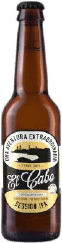 2,95 € | Beer El Cabo Session IPA — India Pale Ale, Artesanal — Artisanal Spain Third-Liter Bottle 33 cl Gluten Free