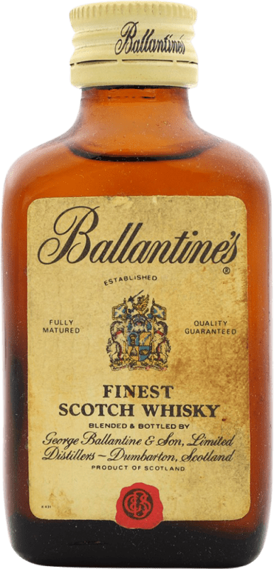 12,95 € | Whisky Blend Ballantine's Royaume-Uni Mini-Bouteille 5 cl