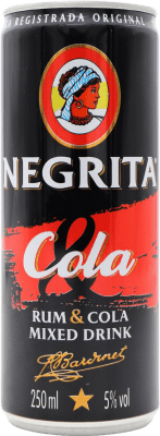 Spedizione Gratuita | Rum Bardinet Negrita Francia Lattina 25 cl Cola