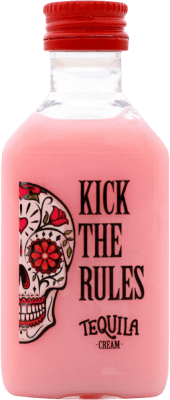 2,95 € | Sahnelikör Lasil Kick The Rules Spanien Miniaturflasche 5 cl Fresa — Erdbeere, Tequila