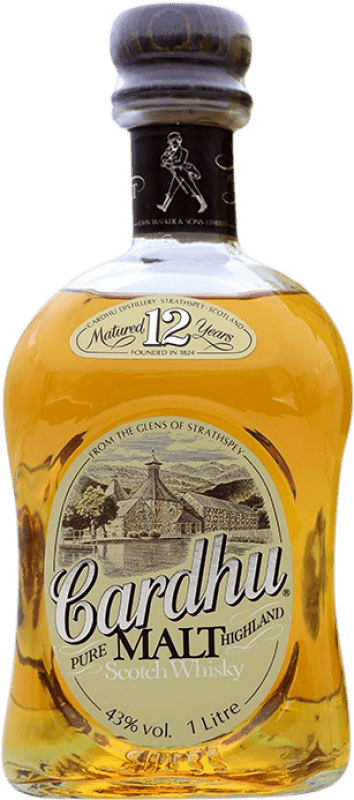 312,95 € | Whisky Single Malt Cardhu Reino Unido 12 Anos 1 L