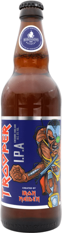 7,95 € | Cerveza Trooper IPA — India Pale Ale Reino Unido Botella Medium 50 cl