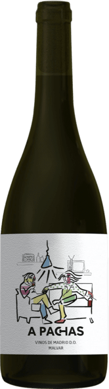 免费送货 | 白葡萄酒 A Pachas Seco — 干型 限量版 D.O. Vinos de Madrid 马德里社区 西班牙 Malvar — 马尔瓦尔 75 cl