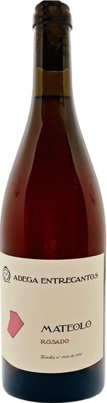 Envío gratis | Vino Rosado Entrecantos Mateolo Seco Galicia España Mencía, Merenzao 75 cl
