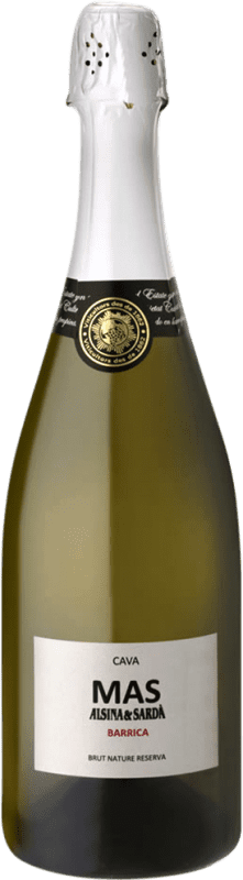 19,95 € Free Shipping | White Sparkling Wine Alsina & Sardà Mas Brut Nature Reserve — Aged D.O. Cava