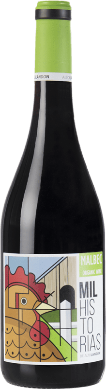 11,95 € | Rotwein Alto Landón Mil Historias Seco — Trocken D.O. Manchuela Kastilien-La Mancha Spanien Malbec Bio — Nachhaltig 75 cl Vegan
