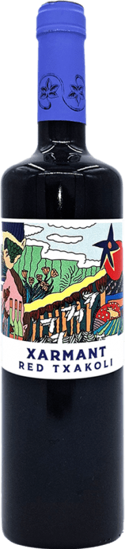 Spedizione Gratuita | Vino Rosso Artomaña Xarmant Seco — Secco D.O. Arabako Txakolina Paese Basco Spagna Hondarribi Beltza 75 cl