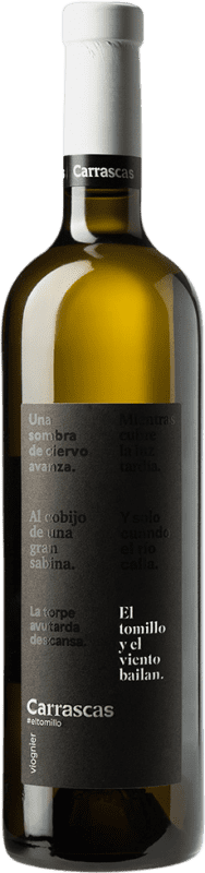 Kostenloser Versand | Weißwein Carrascas El Tomillo y el Viento Bailan Seco — Trocken I.G.P. Vino de la Tierra de Castilla Kastilien-La Mancha Spanien Viognier 75 cl