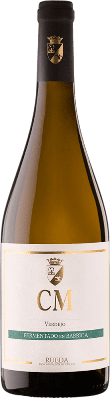 35,95 € Envío gratis | Vino Blanco Matarromera CM Seco Fermentado en Barrica D.O. Rueda