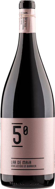64,95 € Kostenloser Versand | Rotwein Lar de Maía 5º Seco — Trocken I.G.P. Vino de la Tierra de Castilla y León Magnumflasche 1,5 L Vegan
