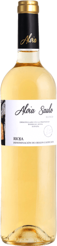 Free Shipping | White Wine Alvia Sauló Seco — Dry D.O.Ca. Rioja The Rioja Spain Tempranillo, Macabeo 75 cl