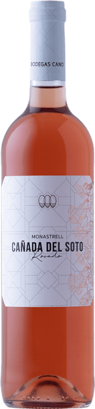 Envoi gratuit | Vin Rosé Cano Cañada del Soto Seco — Sec D.O. Almansa Castilla La Mancha Espagne Monastrell Bio — Écologique 75 cl