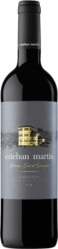 19,95 € Envio grátis | Vinho Tinto Esteban Martín 12 Meses Seco D.O. Cariñena Vegano