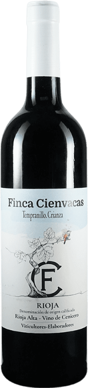 Envío gratis | Vino Tinto Cienvacas Seco Crianza D.O.Ca. Rioja La Rioja España Tempranillo 75 cl Vegano