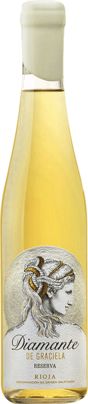 23,95 € Envio grátis | Vinho Doce Bodegas Franco Españolas Diamante de Graciela Reserva D.O.Ca. Rioja Meia Garrafa 37 cl Vegano