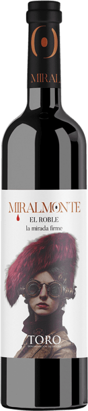 12,95 € Envio grátis | Vinho Tinto Frutos Villar Miralmonte Seco Carvalho D.O. Toro