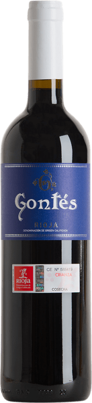 19,95 € Envoi gratuit | Vin Rouge González Teso Gontes Seco — Sec Crianza D.O.Ca. Rioja Végan