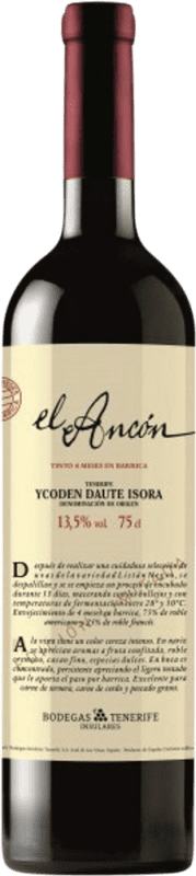 Free Shipping | Red Wine Insulares Tenerife El Ancón Seco — Dry Barrel D.O. Ycoden-Daute-Isora Canary Islands Spain Baboso, Listán, Castellana 75 cl
