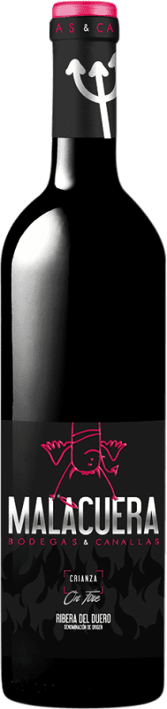Envio grátis | Vinho Tinto Malacuera Seco Crianza D.O. Ribera del Duero Castela e Leão Espanha Tempranillo 75 cl