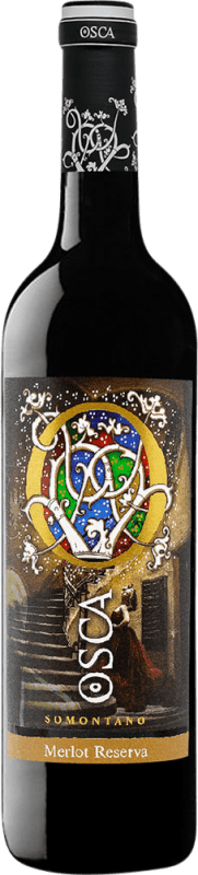 Envoi gratuit | Vin Rouge Osca Seco — Sec Réserve D.O. Somontano Aragon Espagne Merlot 75 cl