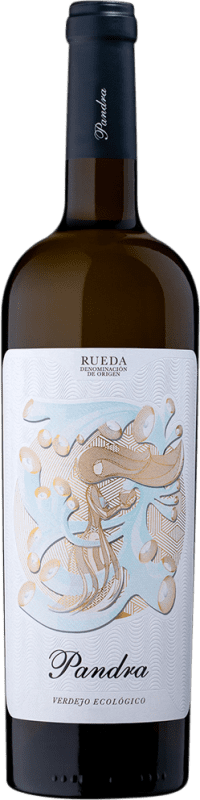 Kostenloser Versand | Weißwein Pandora Pandra Seco — Trocken D.O. Rueda Kastilien und León Spanien Verdejo Organic — Bio 75 cl