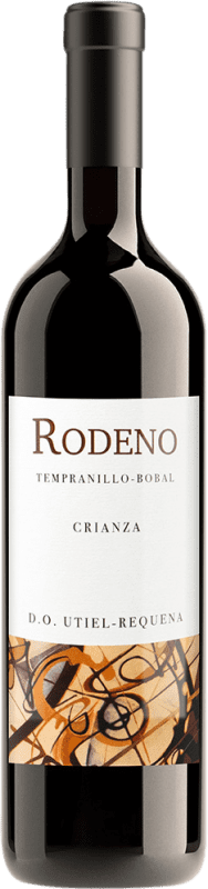 Free Shipping | Red Wine Rodeno Seco — Dry Crianza — Aged D.O. Utiel-Requena Valencian Community Spain Tempranillo 75 cl Vegan