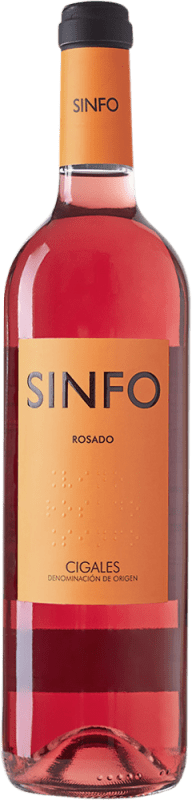 Envio grátis | Vinho Rosé Sinforiano Seco D.O. Cigales Castela e Leão Espanha Tempranillo, Albillo, Verdejo 75 cl Vegano