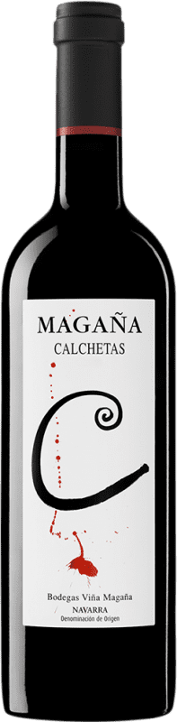 送料無料 | 赤ワイン Viña Magaña Calchetas Seco — 辛口 D.O. Navarra ナバラ スペイン Merlot — メルロー, Cabernet Sauvignon — カベルネ・ソーヴィニヨン 75 cl