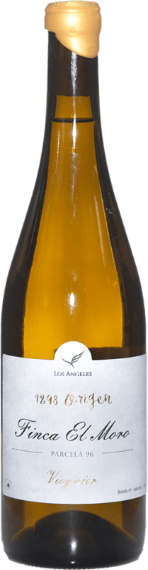 Free Shipping | White Wine Los Ángeles 1298 Origen El Moro Seco — Dry Vino de Finca — Estate Wine Barrel I.G.P. Vino de la Tierra de Castilla Castilla la Mancha Spain Viognier 75 cl Vegan