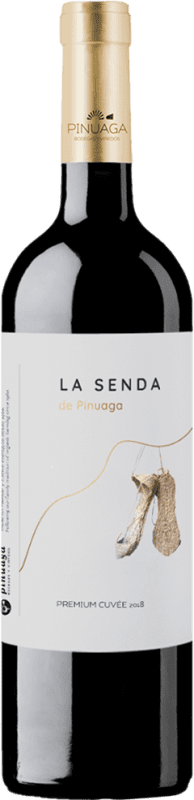 Spedizione Gratuita | Vino Rosso Pinuaga La Senda Seco — Secco I.G.P. Vino de la Tierra de Castilla Castilla-La Mancha Spagna Tempranillo, Merlot Bio — Ecologico 75 cl Vegano