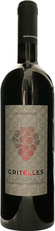 57,95 € Бесплатная доставка | Красное вино Gritelles Argentera L'Esséncia Seco — Сухое D.O. Montsant Bio — Эко Био Органический Vegan — Веганский