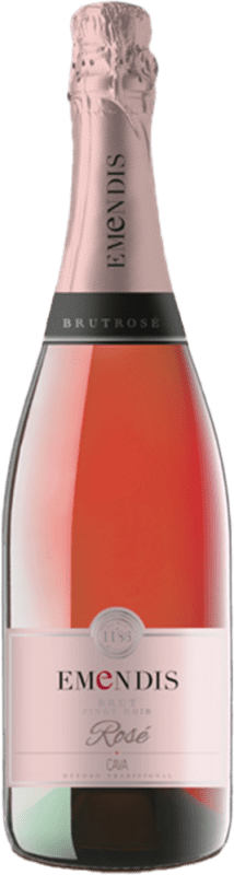 17,95 € | Espumante Rosé Emendis Brut — Bruto Rosé D.O. Cava Catalunha Espanha 75 cl