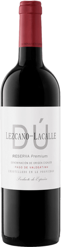 Free Shipping | Red Wine Lezcano Lacalle Dú Premium Reserve — Aged D.O. Cigales Castilla y León Spain Tempranillo, Merlot 75 cl