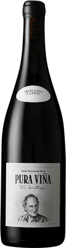 Kostenloser Versand | Rotwein Pura Viña Tío Santiago Seco — Trocken D.O. Bullas Region von Murcia Spanien Monastrell 75 cl