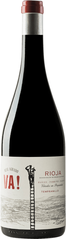 Envio grátis | Vinho Tinto Real Agrado Va Seco D.O.Ca. Rioja La Rioja Espanha Tempranillo 75 cl Vegano