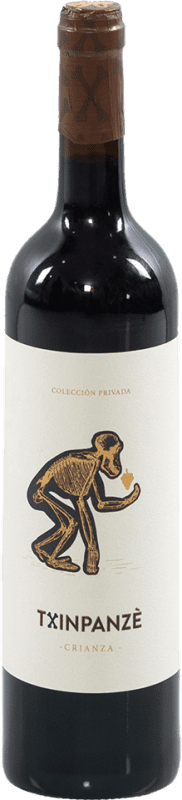 25,95 € | Vinho Tinto Txinpanzè Seco Crianza D.O. Vinos de Madrid Madri Espanha Tempranillo 75 cl