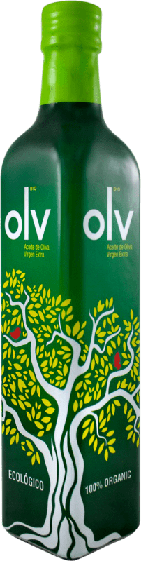 Envio grátis | Azeite de Oliva Sierra de Alcaraz OLV Coupage — Blend, AOVE Virgem Extra Castela-Mancha Espanha Eco — Biológico Garrafa Medium 50 cl Vidro