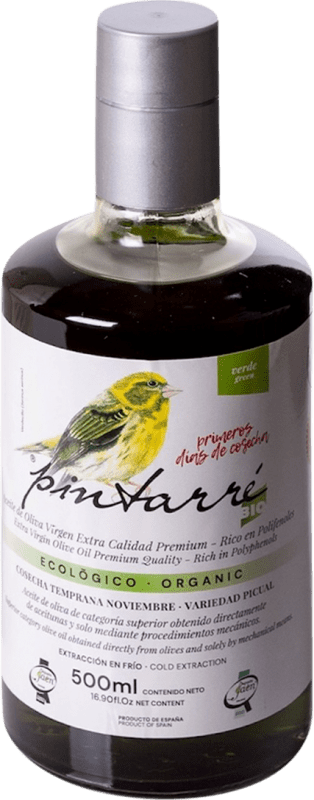 23,95 € | Huile d'Olive Pintarré Cosecha Temprana — Récolte Précoce, Verde — Vert, HOVE Vierge Extra D.O. Sierra Mágina Jaén Espagne Picual Bio — Écologique Bouteille Medium 50 cl