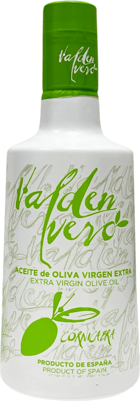 Free Shipping | Olive Oil Colival Valdepeñas Valdenvero Traditional, EVOO Extra Virgin Ciudad Real Spain Cornicabra Medium Bottle 50 cl Glass