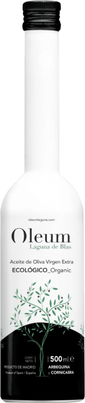送料無料 | オリーブオイル Oleum Laguna de Blas Arbequina Cornicabra EVOO エキストラバージン D.O.P. Aceite de Madrid マドリッドのコミュニティ スペイン Arbequina — アルベキーナ, Cornicabra — コルニカブラ Eco — エコ ビオ オーガニック ミディアムボトル 50 cl ガラス