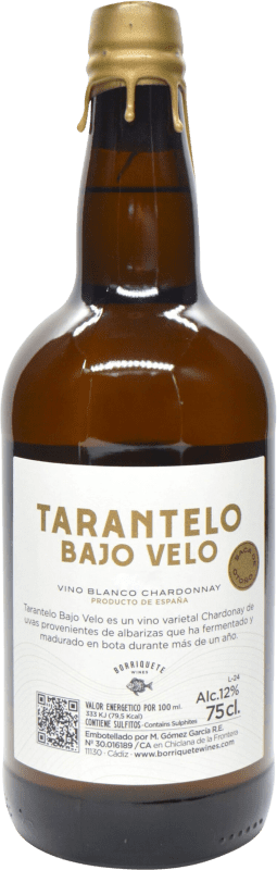 32,95 € Spedizione Gratuita | Vino Bianco Borriquete Tarantelo Bajo Velo