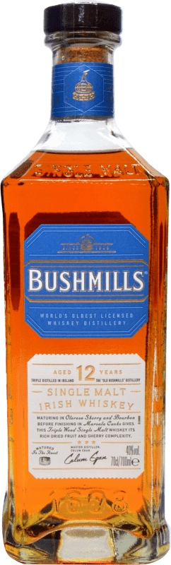 48,95 € | Whisky Single Malt Bushmills Marsala Cask Finish — Acabado en Barrica Irlanda 12 Años 70 cl