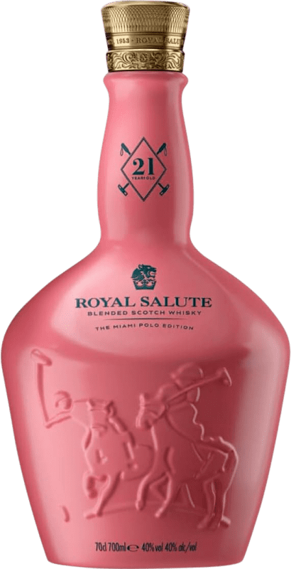 209,95 € | Whisky Blend Chivas Regal Royal Salute Miami Polo Édition Limitée Royaume-Uni 21 Ans 70 cl