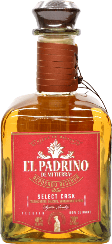 32,95 € | Текила Valle del Tequila El Padrino de Mi Tierra Cask — Бочка, Отбор Reposado — Репосадо Мексика 70 cl