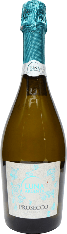 9,95 € | 白のスパークリングワイン Mondo del Vino Luna Argenta Brut — ブリュット D.O.C. Prosecco ベネト イタリア Glera — グレラ 75 cl